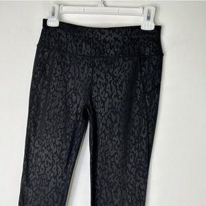 Sweaty Betty All Day Full Length Leggings Womens Size Small Black Leopard Print